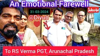 Dosthi Heitho Aisa❤️!! Bidding Farewell To  Our Friend  R S Verma P G T |#songs #yummyfood #friends