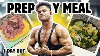 FULL DAY OF EATING IN PEAK WEEK | Prep Day meal 🌮🥗 | Age 18 natural bodybuilder