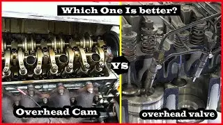 Overhead valve and overhead cam which one is better. #mechanic #cars #engine #engineering