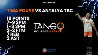 EUROCUP W PLAYOFF RD 1 - TIMA POUYE 19 POINTS HIGHLIGHTS VS ANTALYA TBC