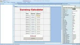 Currency Calculator in MS Access with VBA Tutorial