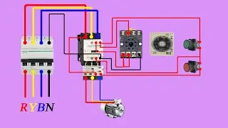 HOW TO MAKE AUTOMATIC ON OFF STARTER WITH TIMER CONTROL |MOTOR STARTER CONTROL WITH TIMER |ET