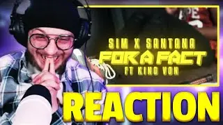 SimxSantana - For A Fact Feat. King Von [UK Reaction]