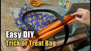 Easy DIY Trick Or Treat Bag HOW TO - 30 minutes or Less