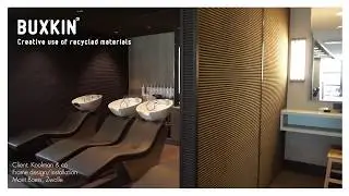 BUXKIN wallcovering Frame design & installation by Marit Boers