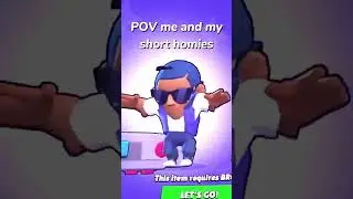 🥶One For The Short Funny Kings!❤️‍🔥Brawl Stars meme 💀 !!!! #brawlstars #brawlstarsmemes #melody