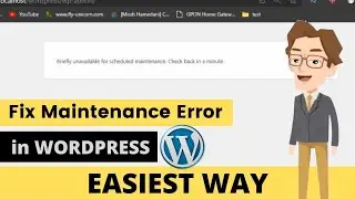 How To Fix Briefly Unavailable for Scheduled Maintenance in WordPress 2022 | Hostinger