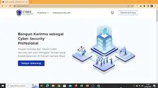 WEBSITE TEMPAT BELAJAR CYBER SECURITY TERBAIK KARYA ANAK BANGSA.