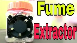 how to make a fume extractor | soldering fan | portable fume extractor | Diy fume  extractor .