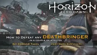 Horizon Zero Dawn - How to Easily Defeat the Final Deathbringer Boss  [ Very Hard ]