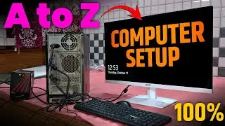 New Computer Setup Kaise Kare | Computer Wires Kaise Connect Kare | Computer Setup 2025