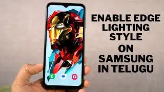 How to Enable Edge Lighting Style on Samsung Phones (Samsung Galaxy A14 5G) In Telugu