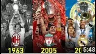 Giải vô địch UEFA Champions League 1956   2018 ⚽ Footchampion