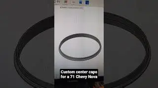 Custom wheel center caps - 71 Chevy Nova