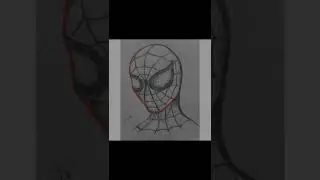 Glowing Effect🔥Spiderman Art🕷🔥#shorts #trending #youtubeshorts  #spiderman #marvel #ibspaintx #edit