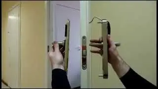 Установка электронного замка Eurolock EHT NET