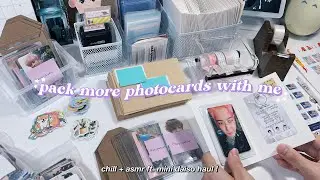 package kpop photocards with me #2 ✯ chill + asmr ft. mini daiso haul !
