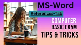 Managing Citations with the References Tab in MS Word | With Dinesh sir |Exam tips & Tricks