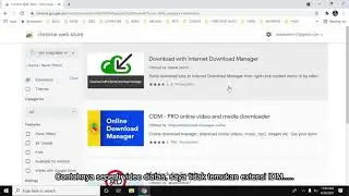 Cara Mengatasi IDM Tidak Muncul di Extension Google Chrome Web Store