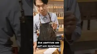 Gifting Our Apprentice Chef A Japanese Knife #shorts