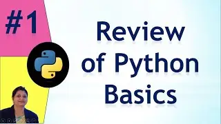 Review of Python basics #python #pythontutorial