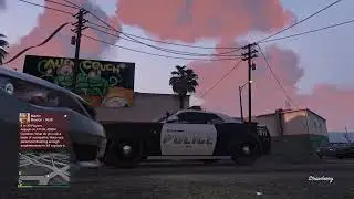 GTA V ONLINE- FLIPPED COP CAR