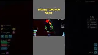 The moment I hit 1,000,000 Gems in Treasure Hunt Simulator #Shorts