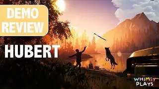 A Cozy Dog Adventure Game in a Beautiful World 🐑 🐶 🐑 | Hubert Demo Review
