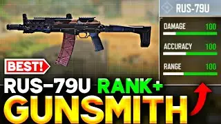 RUS-79U Best GUNSMITH in COD Mobile SEASON 2 | RUS-79U Best ATTACHMENTS for RANK Match!