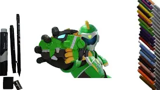 How to draw MINIFORCE Super Dino Power