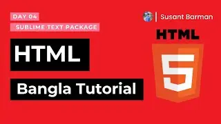 Html 5 bangla tutorial [#4] Sublime text Package Install