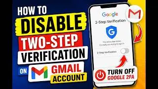 Disable two factor authentication on gmail