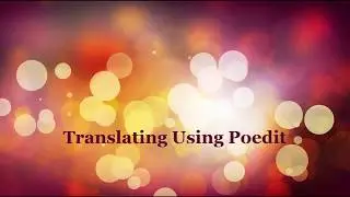 How to translate WordPress theme with PoEdit