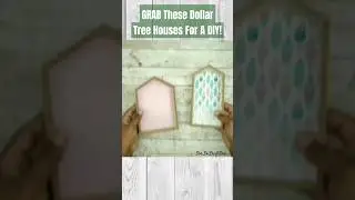 🔥 Light Up These Dollar Tree Houses In This Easy Fall DIY! #dollartreediy #shesocraftdee #shorts