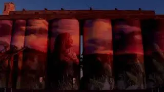 Kimba silos day to night timelapse.