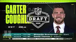 Carter Coughlin Drafted in 7th Round, New York Giants, 2020 NFL Draft