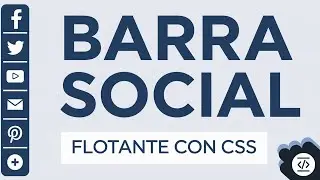 Barra de Redes Sociales Flotante con Html & Css