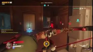 Overwatch - Hanzo - King's Row (Highlight) #1
