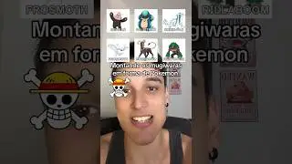 Montando os mugiwaras em forma de Pokemon  #otaku #shorts #anime #darthvaldo #pokemon #onepiece