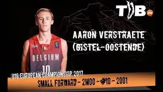 Aaron Verstraete - FIBA U16 European Championship 2017 - Highlights