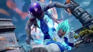 Jump Force Trailer | Super Saiyan Blue Goku and Golden Frieza
