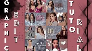 GRAPHIC EDIT TUTORIAL🌼🤍||By Rainbow Skills✨🌼