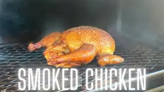 Whole Chicken On The Old Country BBQ Pits | Salt Pepper and Fire