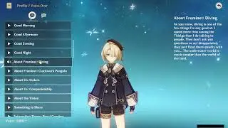FREMINET ALL VOICE LINES (JAPANESE)