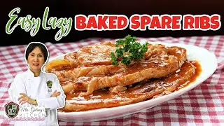 MY VERY FIRST SPARE RIBS RECIPE -- Easy, Lazy, Baked Spare Ribs (Mrs.Galang's Kitchen S14 Ep11)
