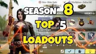 TOP 5 LOADOUTS in Season 8 of COD Mobile