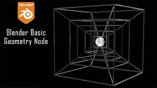Geometry Node Dasar - Abstract Wireframe Cube