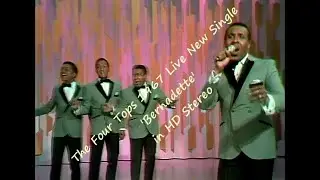 The Four Tops  live 1967 - Medley including their full Brand New Song 'Bernadette' (HD Stereo Mixed)