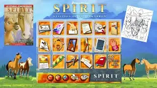 Let's look inside SPIRIT L'étalon des Plaines - PRINT STUDIO (17 Projects & 200 Printable Images)