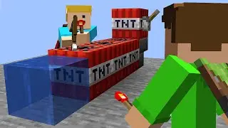 Bästa TNT-kanon VINNER i Minecraft!